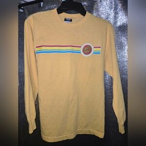 Vintage 90s Santa cruz Skateboards longsleeve T-shirt Size: Small